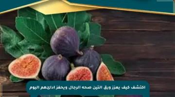 اكتشف كيف يعزز ورق التين صحة الرجال ويحفز أدائهم اليوم